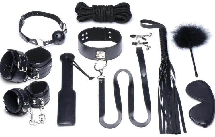 STRICT Sex Toy Kits & Collections | Sensation Play, Tools & Accessories>ST Deluxe 10 Piece Bondage Set
