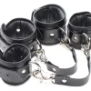 Master Series Wrist & Ankle Cuffs>Strap Linked Bondage Cuffs