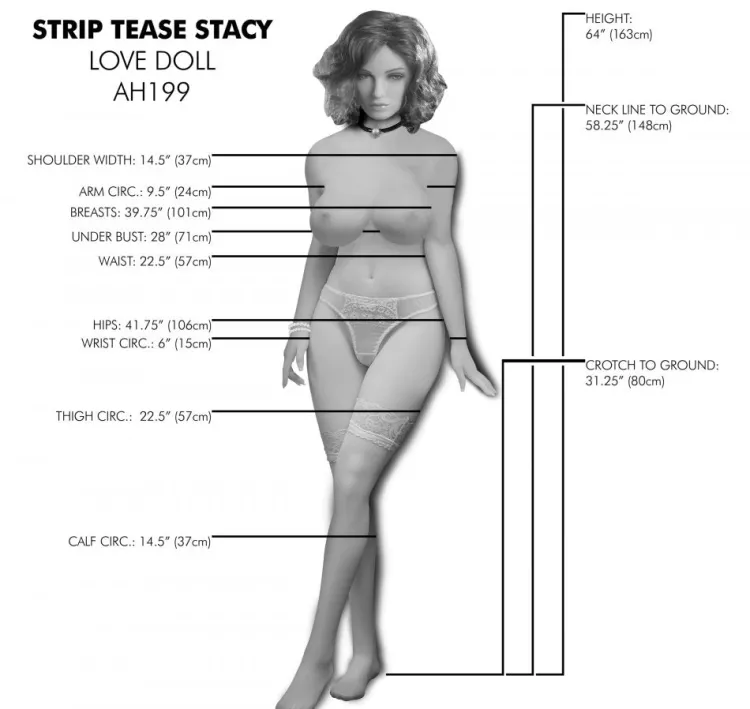 NextGen Dolls Realistic & Lifelike Sex Dolls>Strip Tease Stacy Love Doll