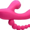 Curve Toys Luxury Toys | Dual Penetration Vibrators>Suckers 21X Silicone Suction Vibe