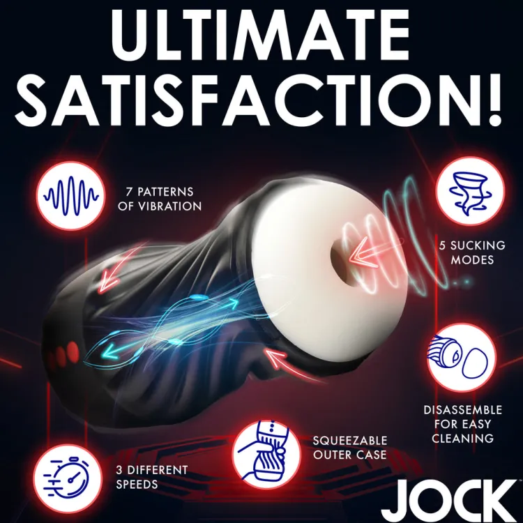 Jock Automatic & Hands-Free Masturbators | Unique Vibrators>Sucking & Vibrating Masturbator
