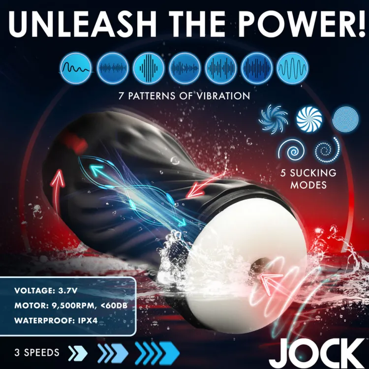 Jock Automatic & Hands-Free Masturbators | Unique Vibrators>Sucking & Vibrating Masturbator