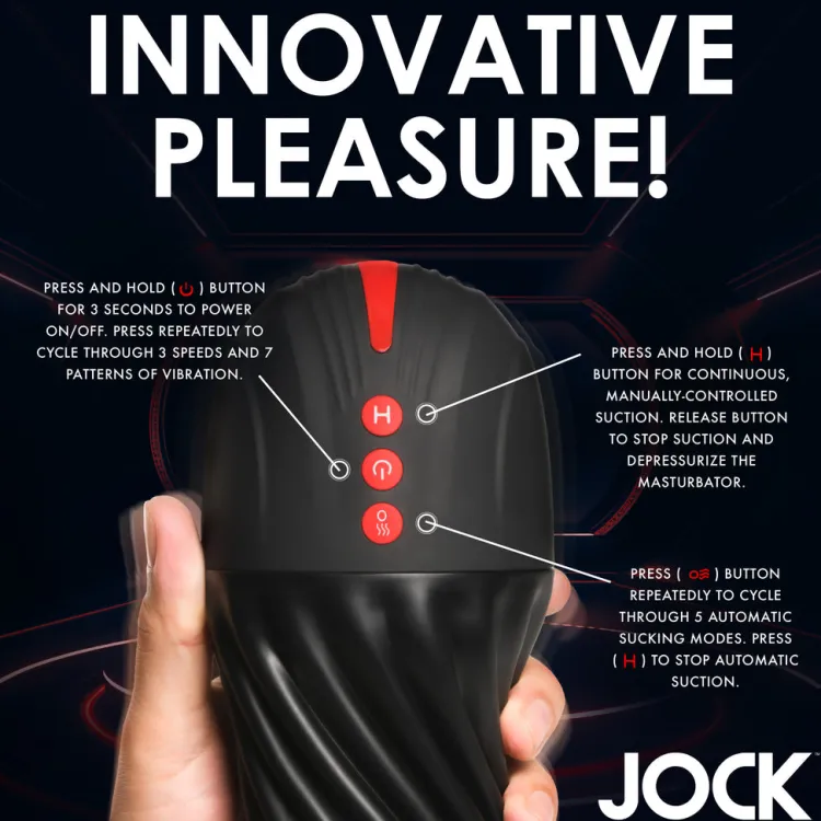 Jock Automatic & Hands-Free Masturbators | Unique Vibrators>Sucking & Vibrating Masturbator