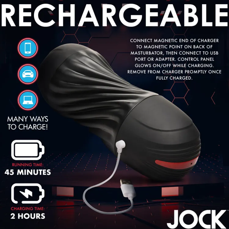 Jock Automatic & Hands-Free Masturbators | Unique Vibrators>Sucking & Vibrating Masturbator