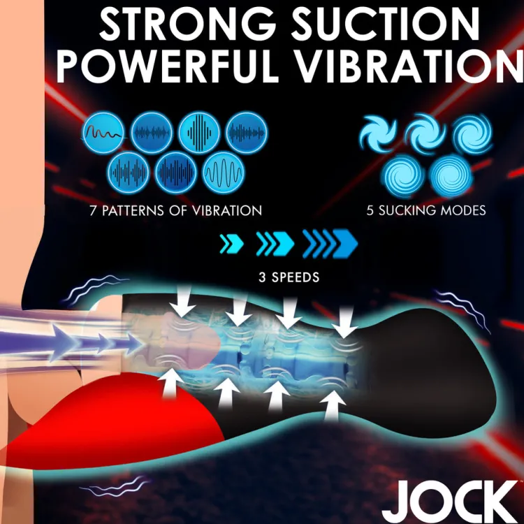 Jock Automatic & Hands-Free Masturbators | Vibrating Strokers>Sucking and Vibrating Pussy Masturbator