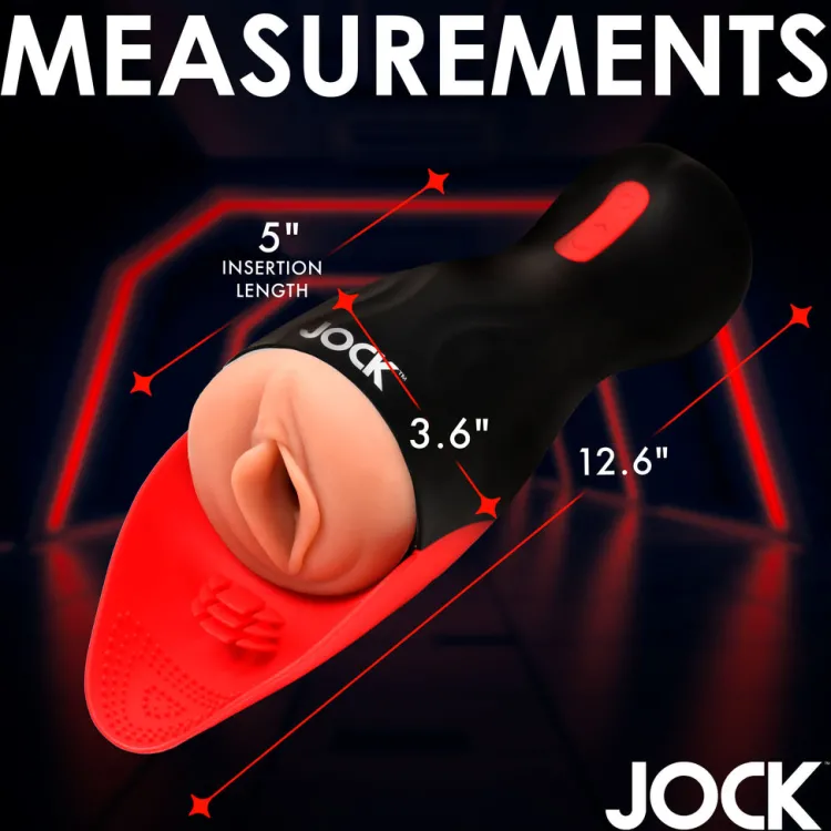 Jock Automatic & Hands-Free Masturbators | Vibrating Strokers>Sucking and Vibrating Pussy Masturbator