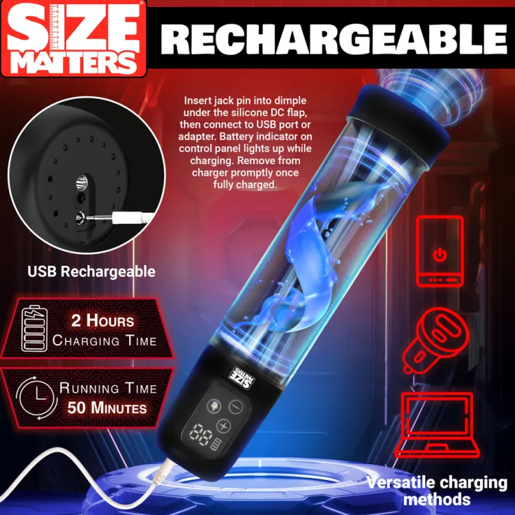 Size Matters Penis Pumps | Sex Machines>Sucking Penis Pump with Attachments
