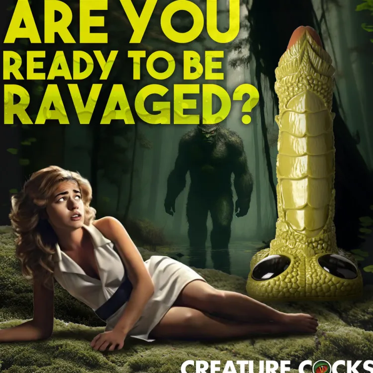 Creature Cocks Large Dildos | Silicone Dildos>Swamp Monster Giant 3ft Dildo