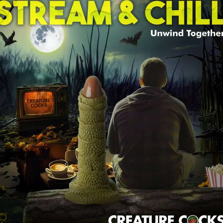 Creature Cocks Large Dildos | Silicone Dildos>Swamp Monster Giant 3ft Dildo