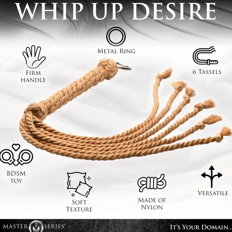 Master Series Impact: Whips, Crops & Spankers>Swashbuckler Rope Flogger