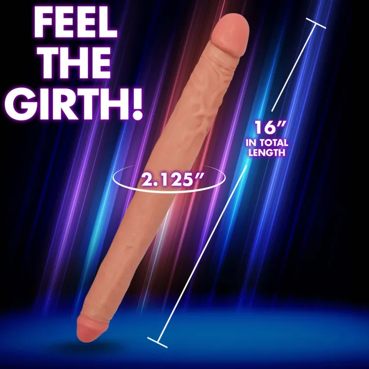 Jock Double Ended & Penetration Dildos | Large Dildos>The 16 inch 2-in-1 Double Dildo