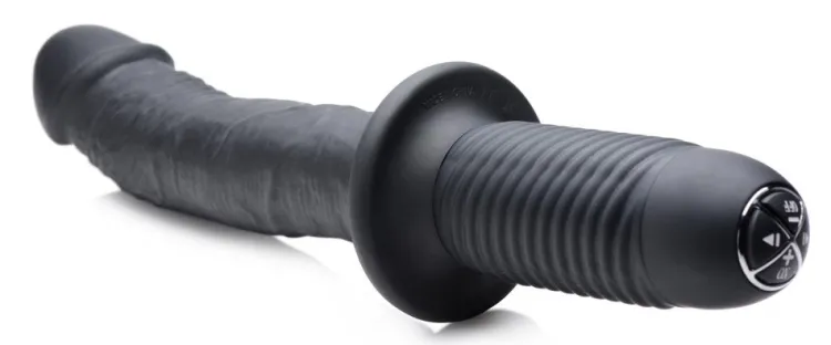 Ass Thumpers Silicone Dildos | Vibrating Dildos>The Large Realistic 10X Silicone Vibrator with Handle