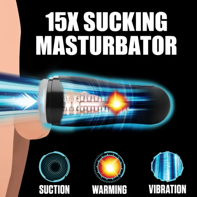 LoveBotz Luxury Toys | Automatic & Hands-Free Masturbators>The Milker 15X Squeezing Masturbator