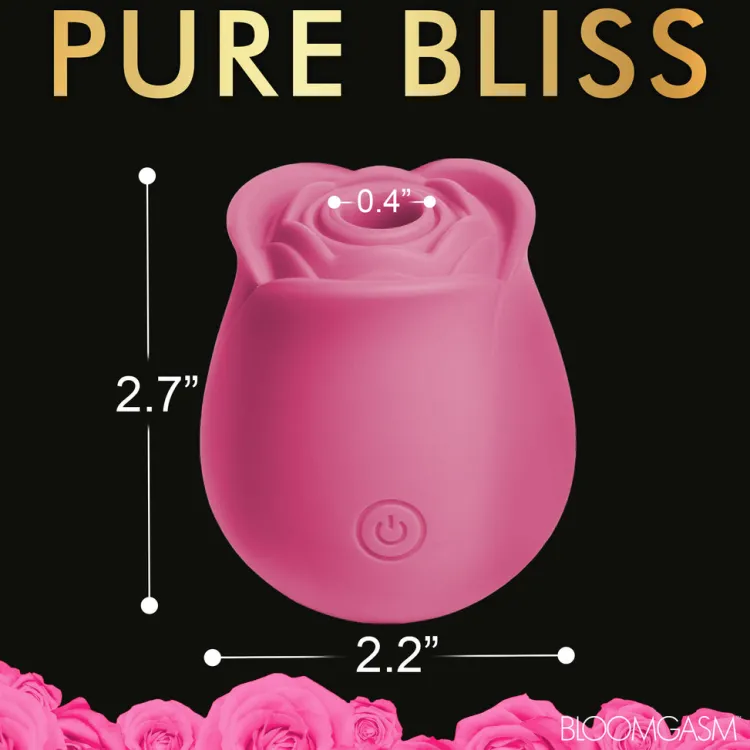 Bloomgasm Silicone Vibrators | Waterproof Vibrators>The Perfect Rose Clitoral Stimulator