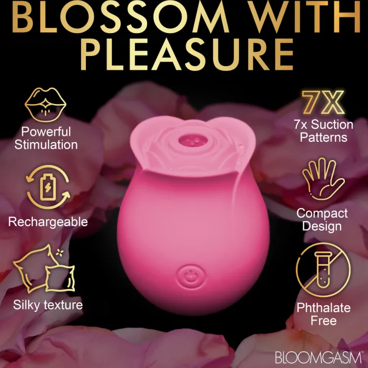 Bloomgasm Silicone Vibrators | Waterproof Vibrators>The Perfect Rose Clitoral Stimulator