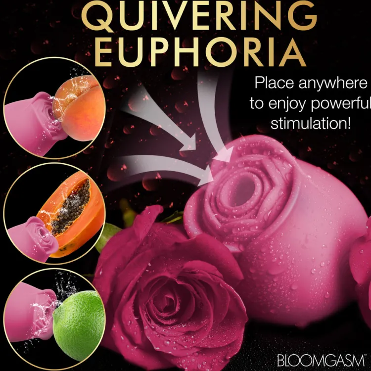Bloomgasm Silicone Vibrators | Waterproof Vibrators>The Perfect Rose Clitoral Stimulator