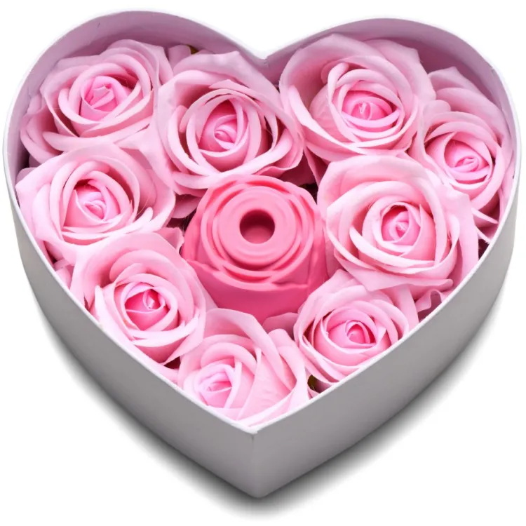 Bloomgasm Silicone Vibrators | Waterproof Vibrators>The Rose Lover's Gift Box 10X Clit Suction Rose