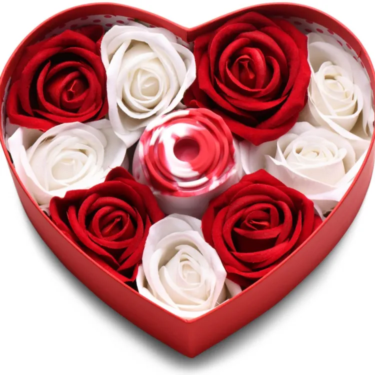 Bloomgasm Silicone Vibrators | Waterproof Vibrators>The Rose Lover's Gift Box 10X Clit Suction Rose