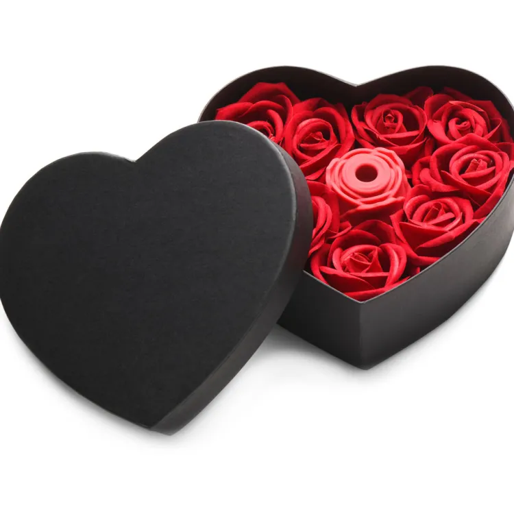 Bloomgasm Silicone Vibrators | Waterproof Vibrators>The Rose Lover's Gift Box 10X Clit Suction Rose