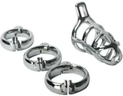 Master Series Chastity Devices | Penis Rings>The Stainless Steel Chastity Cage