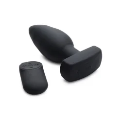 Ass Thumpers Vibrating Butt Plugs | Unique Anal Toys>The Taper 10X Smooth Silicone Remote Control Vibrating Butt Plug