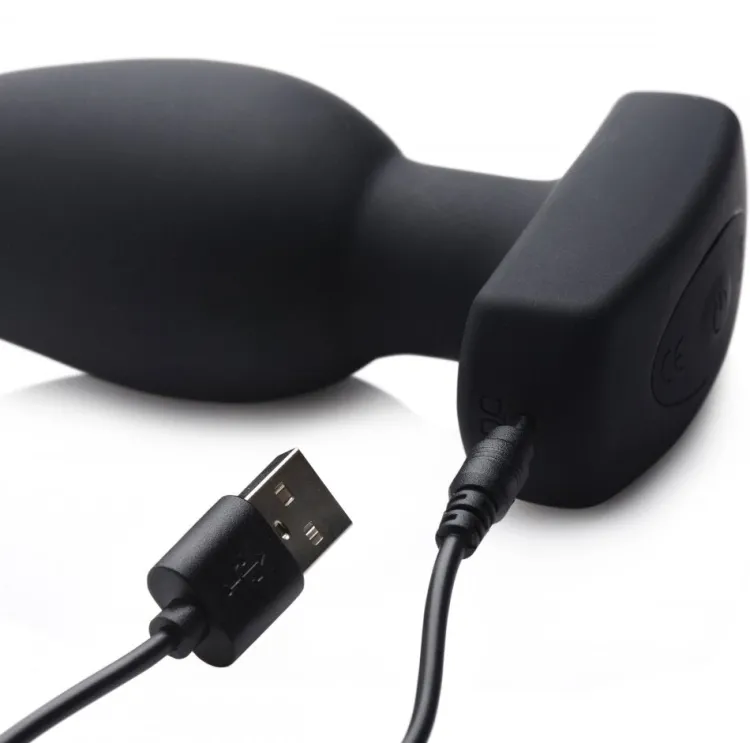 Ass Thumpers Vibrating Butt Plugs | Unique Anal Toys>The Taper 10X Smooth Silicone Remote Control Vibrating Butt Plug