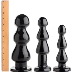 Master Series Anal Beads & Tools | Large Butt Plugs>The Three Bumps Anal Plug
