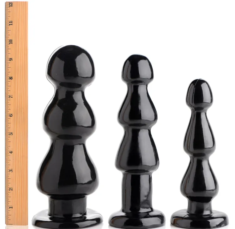 Master Series Anal Beads & Tools | Large Butt Plugs>The Three Bumps Anal Plug