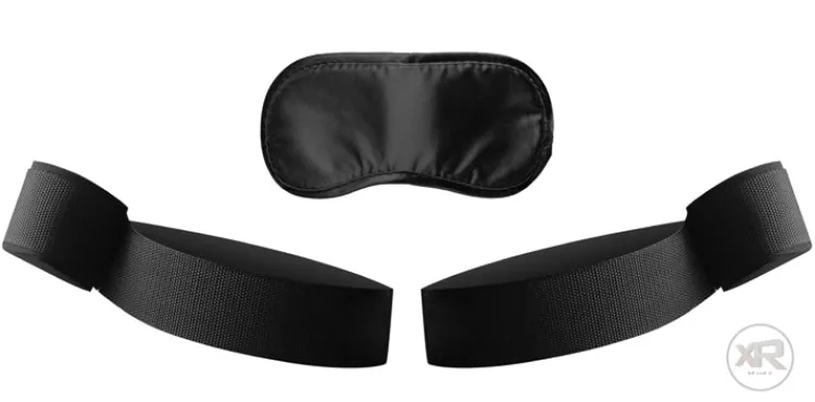 Frisky Sex Toy Kits & Collections | Wrist & Ankle Cuffs>Thigh Cuff Kit with Blindfold