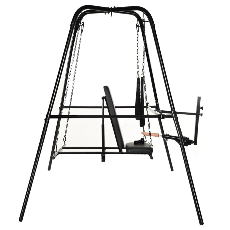 Master Series Luxury Toys | Sex Furniture, Swings, & More>Throne Deluxe Adjustable Sling with Sex Machine