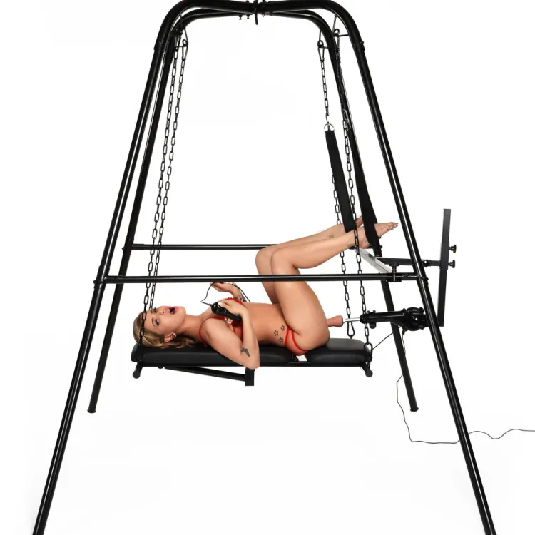 Master Series Luxury Toys | Sex Furniture, Swings, & More>Throne Deluxe Adjustable Sling with Sex Machine