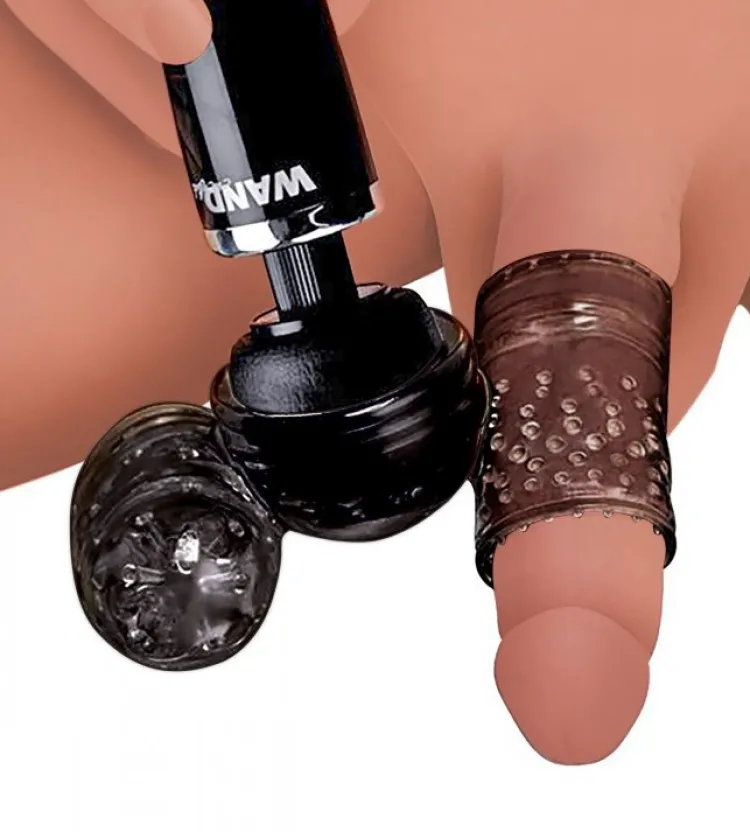 Master Series Automatic & Hands-Free Masturbators | Vibrating Strokers>Thunder Stroke 2 in 1 Wand Masturbation Attachment