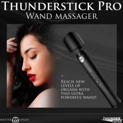 Master Series Luxury Toys | Silicone Vibrators>Thunderstick Pro Silicone Wand Massager