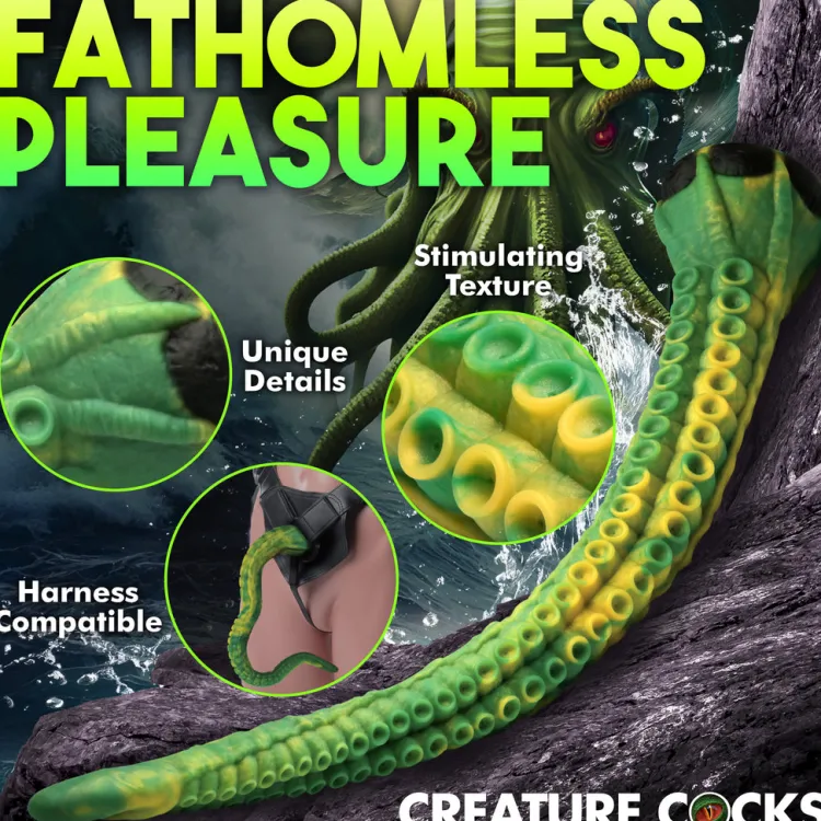 Creature Cocks Silicone Dildos | Non-Representational Dildos>Titan Tentacle Extra Long Silicone Dildo