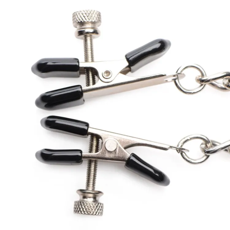 Master Series Nipple Clamps & Stimulators>Titty Taunter Nipple Clamps with Weighted Bead