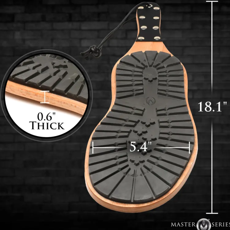 Master Series Impact: Whips, Crops & Spankers>Tread Boot Paddle