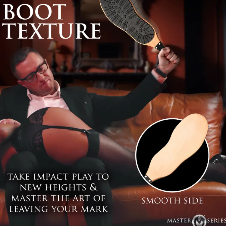 Master Series Impact: Whips, Crops & Spankers>Tread Boot Paddle