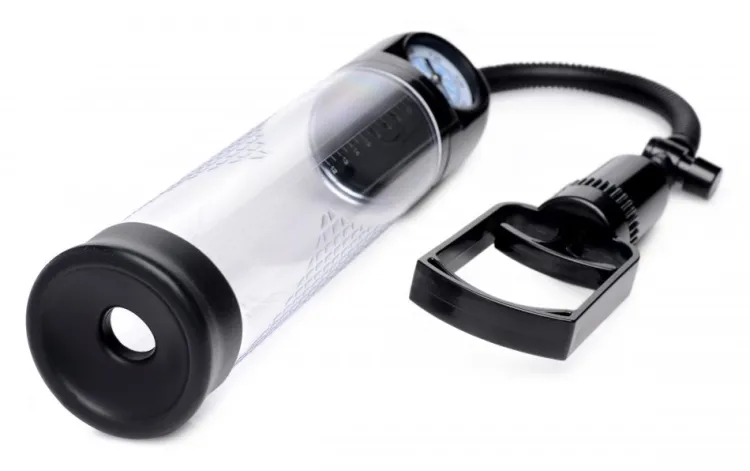 Size Matters Penis Pumps>Trigger Penis Pump with Built-in Pressure Gauge