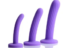 Strap U Anal Pegging Toys | Silicone Dildos>Tri-Play 3 Piece Silicone Dildo Set