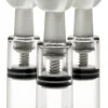 Size Matters Nipple Clamps & Stimulators | Female Enhancement>Twisted Triplets Nipple and Clit Suckers