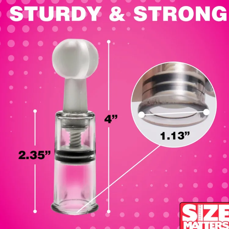 Size Matters Nipple Clamps & Stimulators | Female Enhancement>Twisted Triplets Nipple and Clit Suckers