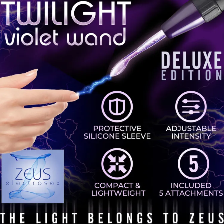 Zeus Electrosex Sex Toy Kits & Collections | Electro Sex>Ultra Neo Violet Wand 10 Piece Set