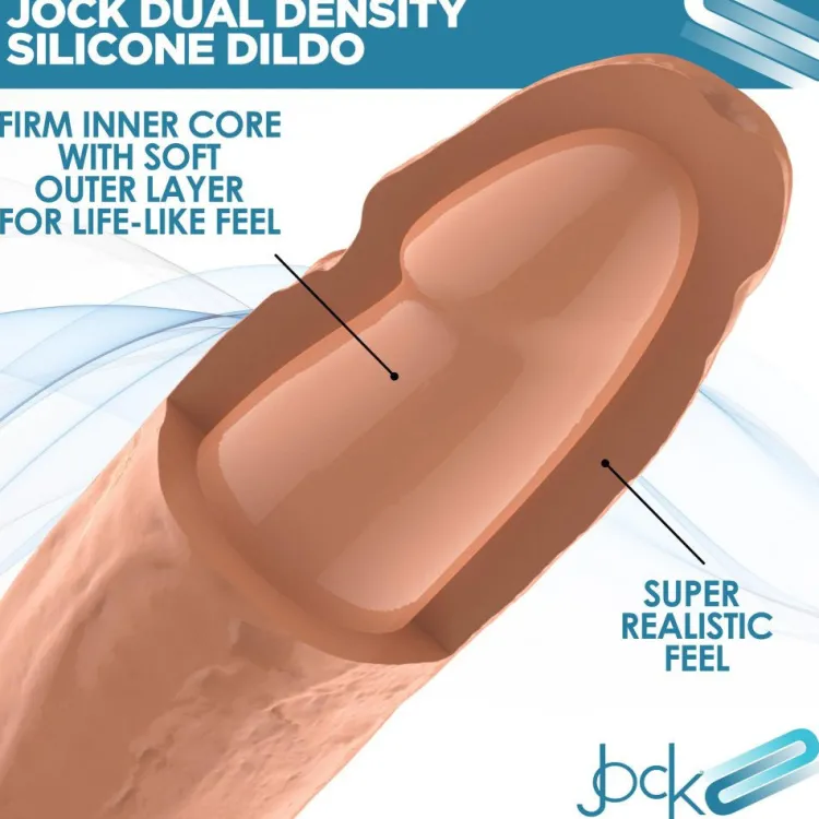 Curve Toys Ultra Realistic Sex Toys | Silicone Dildos>Ultra Realistic Dual Density Silicone Dildo with Balls