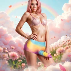 Creature Cocks Strap-On Harnesses & Dildos>Unicorn Silicone Strap-On