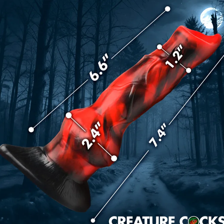 Creature Cocks Vibrating Dildos | Harness Compatible Dildos>Vibra Beast Vibrating Silicone Dildo