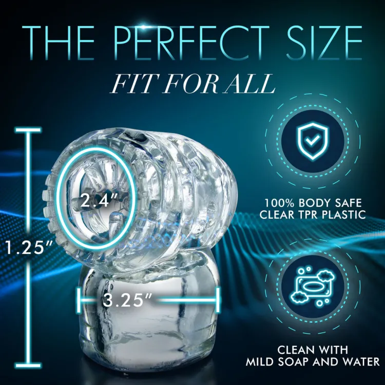 Wand Essentials Automatic & Hands-Free Masturbators | Vibrating Strokers>Vibra Cup Wand Attachment
