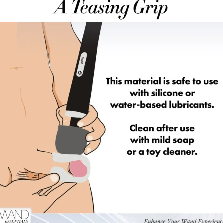 Wand Essentials Automatic & Hands-Free Masturbators | Vibrating Strokers>Vibra-Stroke Masturbator Wand Attachment