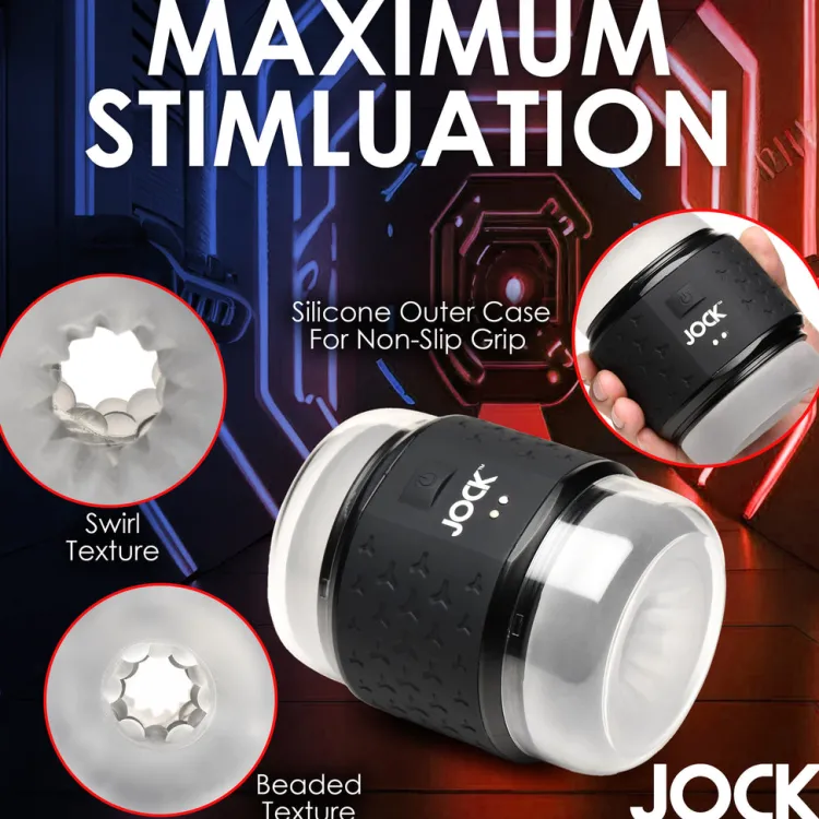 Jock Vibrating Strokers | Vibrating Masturbators>Vibrating Double Stroker