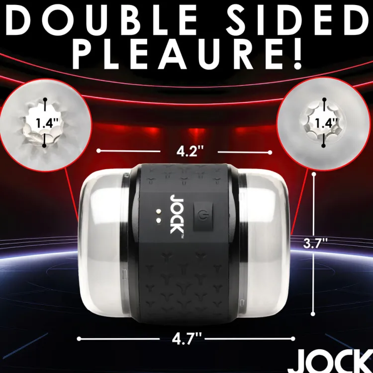 Jock Vibrating Strokers | Vibrating Masturbators>Vibrating Double Stroker