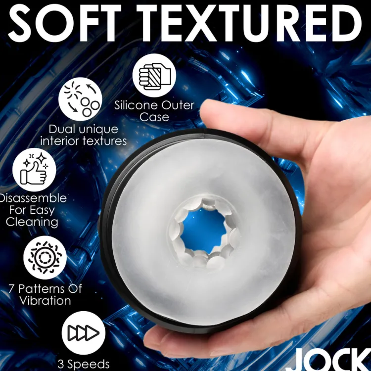 Jock Vibrating Strokers | Vibrating Masturbators>Vibrating Double Stroker